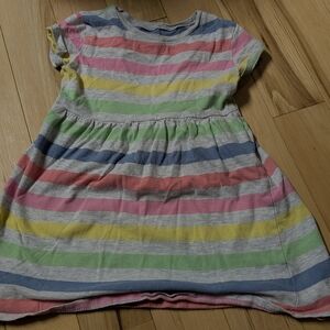 Old Navy Multicolor Striped Kids Dress